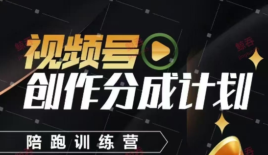 视频号创作分成计划陪跑训练营,手把手教会你如何制作视频,细水长流型项目插图 视频号创作分成计划陪跑训练营,手把手教会你如何制作视频,细水长流型项目