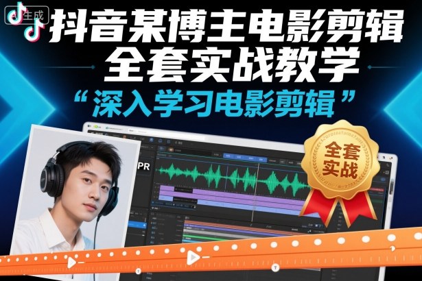 抖音某博主电影剪辑全套实战教学,深入学习电影剪辑插图 抖音某博主电影剪辑全套实战教学,深入学习电影剪辑